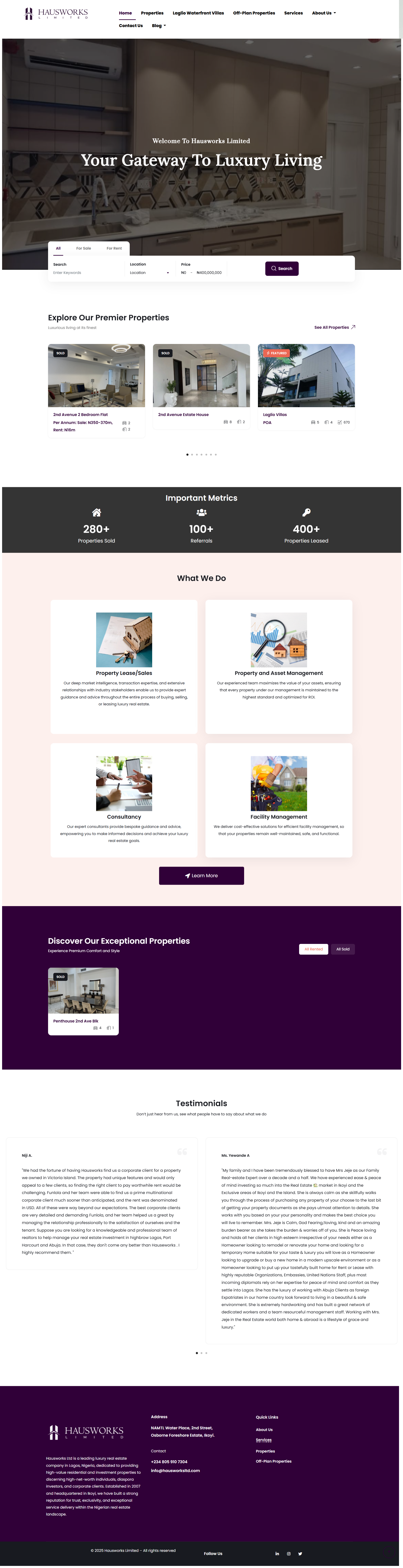 Hausworks Limited