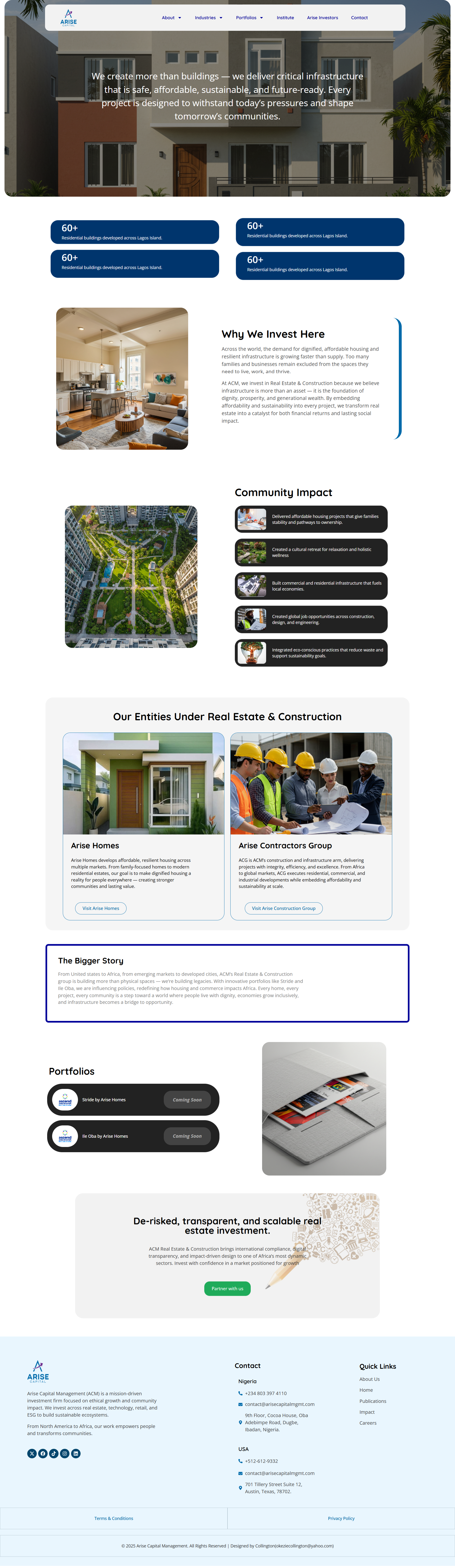 Arise Capital screenshot